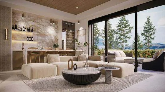 Great room — 437 Heliotrope, Corona del Mar