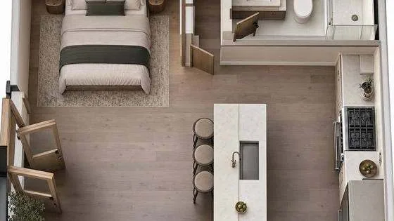 Accessory dwelling, plan view — 31562 Mar Vista, Laguna Beach