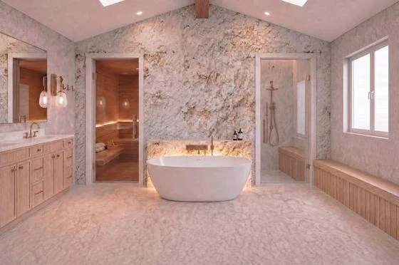 Primary bath — 31562 Mar Vista, Laguna Beach