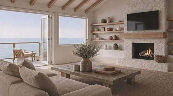 Great room — 31562 Mar Vista, Laguna Beach