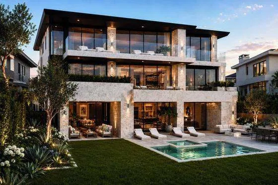 Rear elevation — 5 Oceanfront, Dana Point