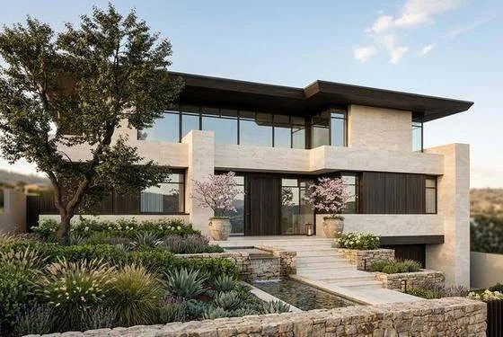 5 Oceanfront, Dana Point — front elevation from the sand